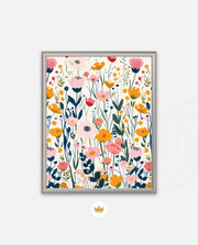 Pastel Meadow Blooms