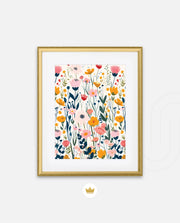 Pastel Meadow Blooms