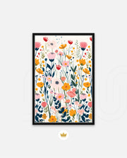 Pastel Meadow Blooms