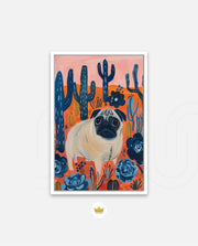 Desert Pug Blooms
