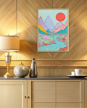 Pastel River Valley