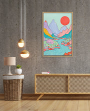 Pastel River Valley