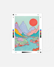 Pastel River Valley