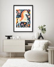 Floral Moon Unicorn