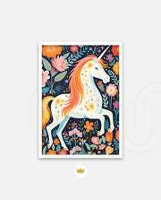 Floral Moon Unicorn