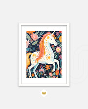 Floral Moon Unicorn