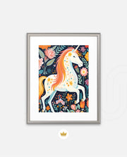 Floral Moon Unicorn