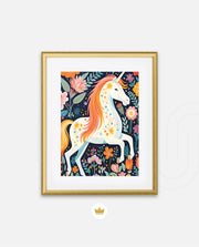 Floral Moon Unicorn