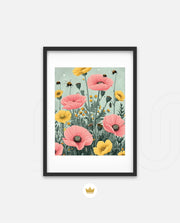 Pastel Bloom Bees