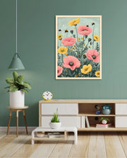 Pastel Bloom Bees