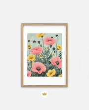 Pastel Bloom Bees