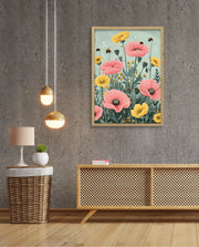 Pastel Bloom Bees