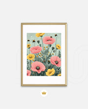 Pastel Bloom Bees