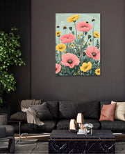 Pastel Bloom Bees