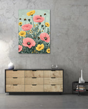 Pastel Bloom Bees