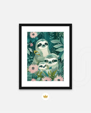 Sloth Garden Family