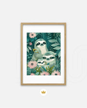 Sloth Garden Family