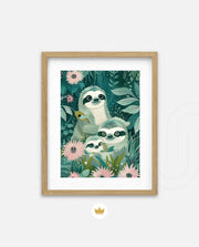 Sloth Garden Family