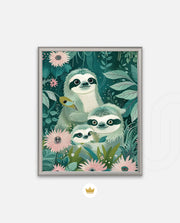 Sloth Garden Family