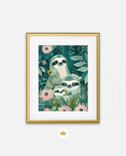 Sloth Garden Family