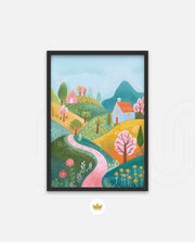 Pastel Valley Path