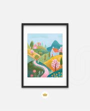Pastel Valley Path