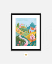 Pastel Valley Path