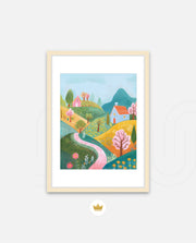 Pastel Valley Path
