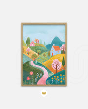 Pastel Valley Path