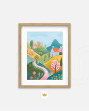 Pastel Valley Path