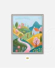 Pastel Valley Path