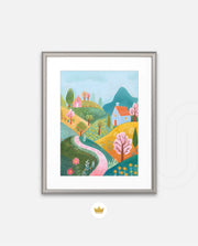 Pastel Valley Path