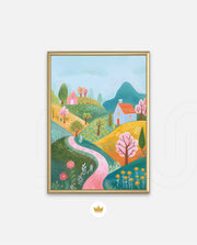 Pastel Valley Path