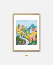 Pastel Valley Path