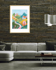 Pastel Valley Path