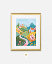 Pastel Valley Path