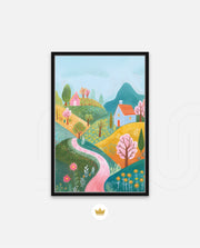 Pastel Valley Path