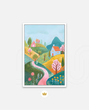 Pastel Valley Path