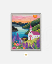 Sunset Lakeside Chapel