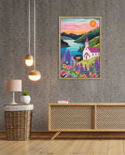 Sunset Lakeside Chapel