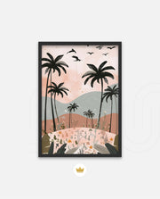 Pastel Palm Dreams