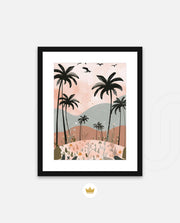 Pastel Palm Dreams