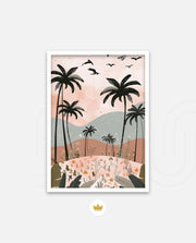 Pastel Palm Dreams