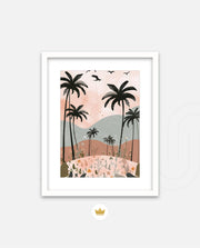 Pastel Palm Dreams