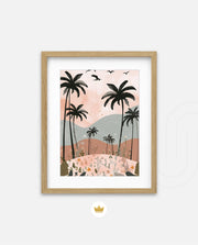 Pastel Palm Dreams