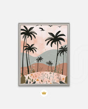 Pastel Palm Dreams