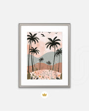 Pastel Palm Dreams