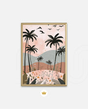 Pastel Palm Dreams