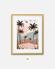 Pastel Palm Dreams