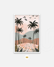 Pastel Palm Dreams